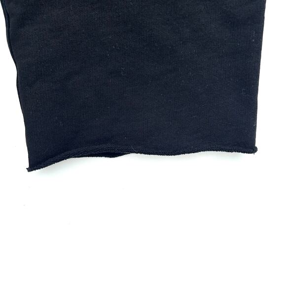 Frank & Eileen Catherine Favorite Sweatpants Fleece Cropped Wide Leg XS Black - Picture 4 of 10